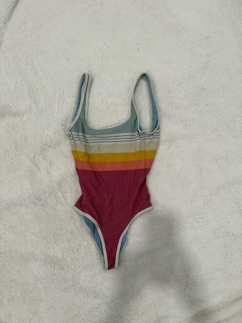 Rip Curl Multicolor Retro Stripe One-Piece Swimsuit
